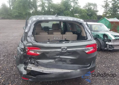 2019 Honda Odyssey Ex-L из США, поврежденный, VIN 5FNRL6H76KB051932